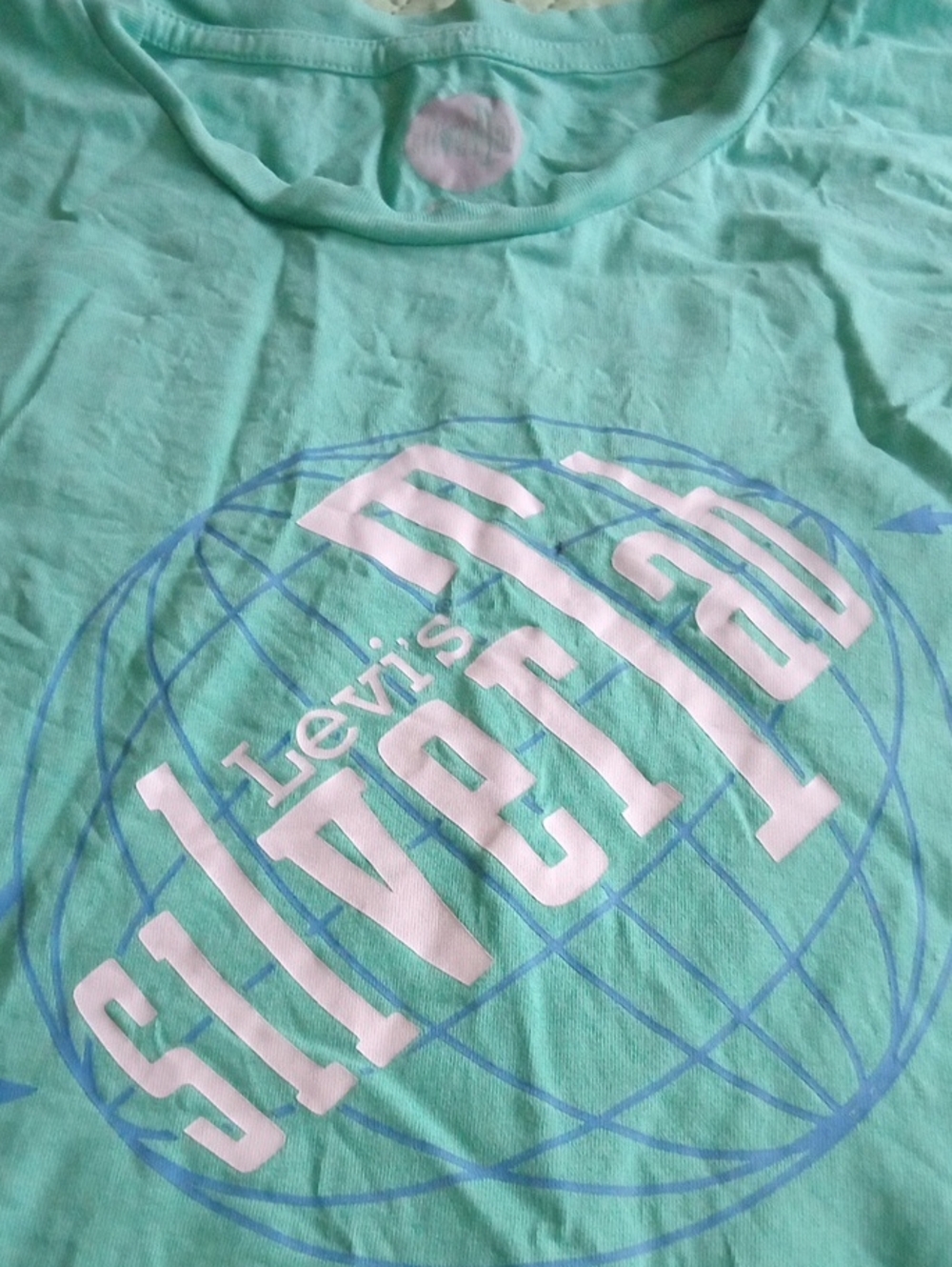 Levi's Mens Mint Green Graphic Tee